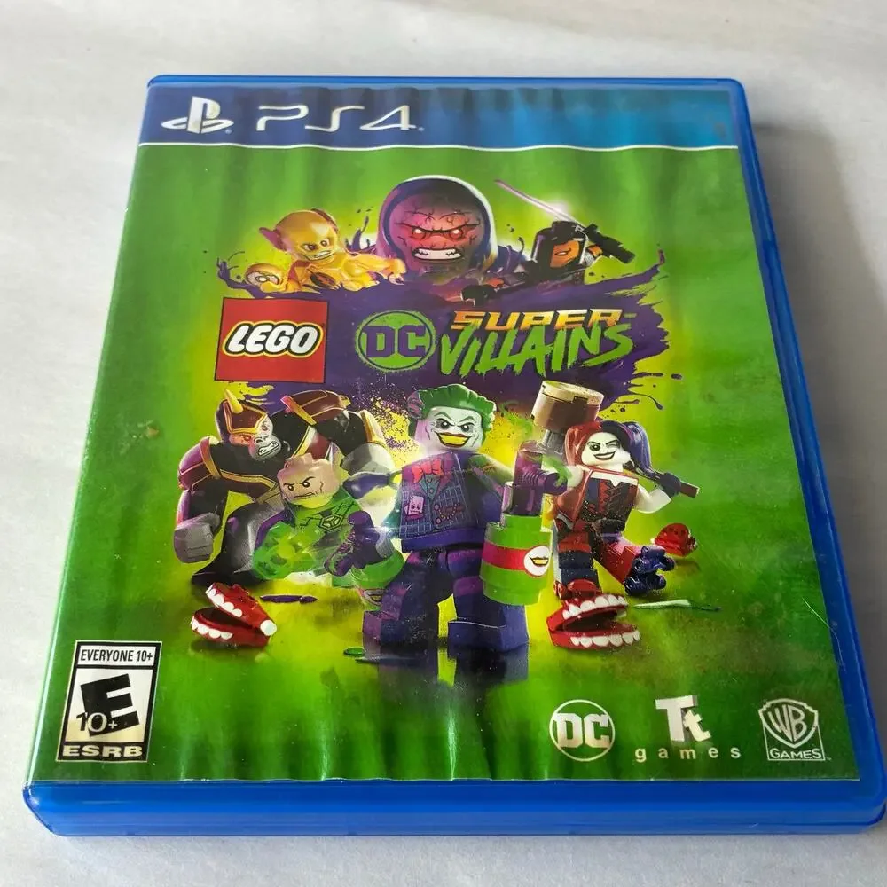 Lego DC Super Villains Video Game PS4 Kids Teen Warner Bros Joker Harley
